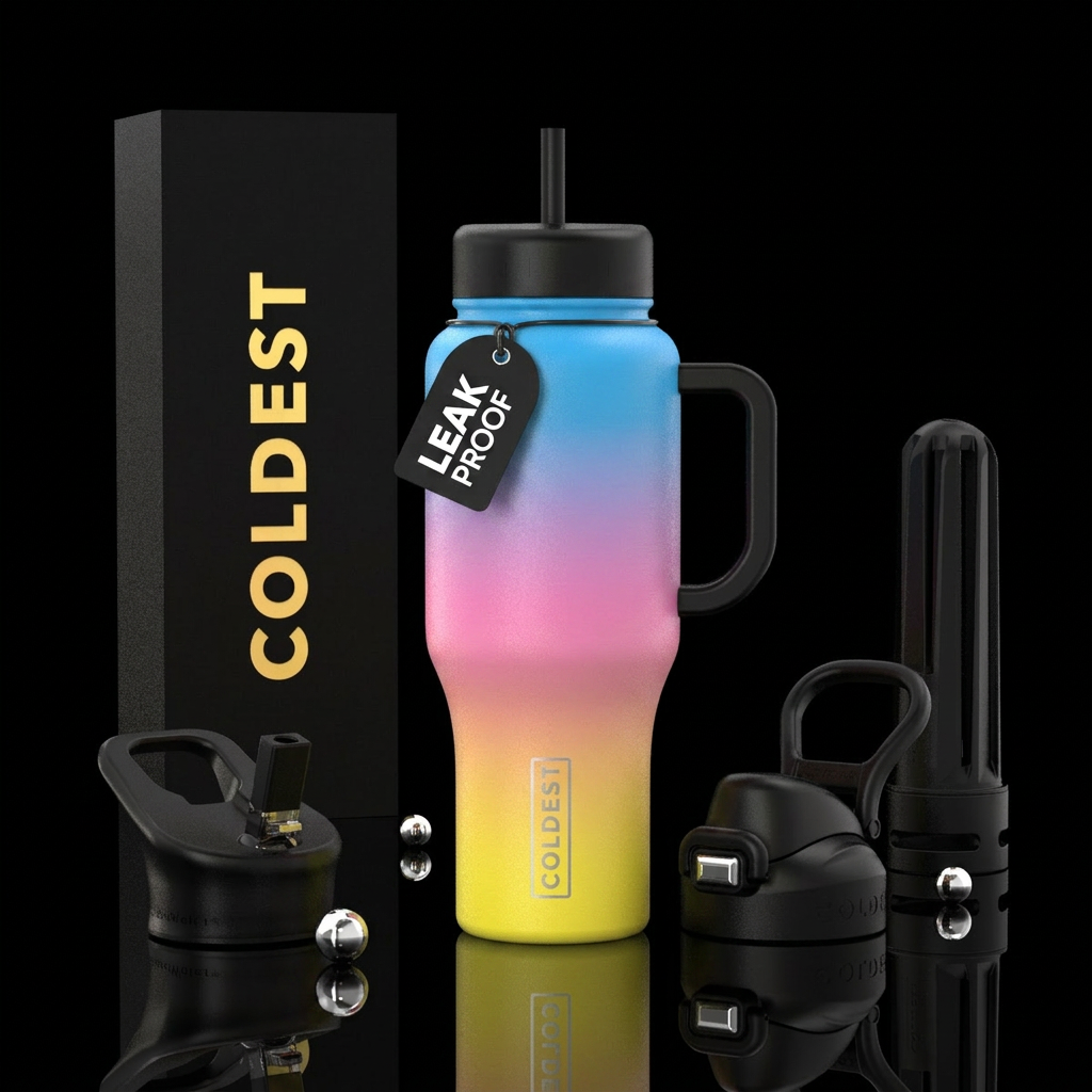 Art water bottle design