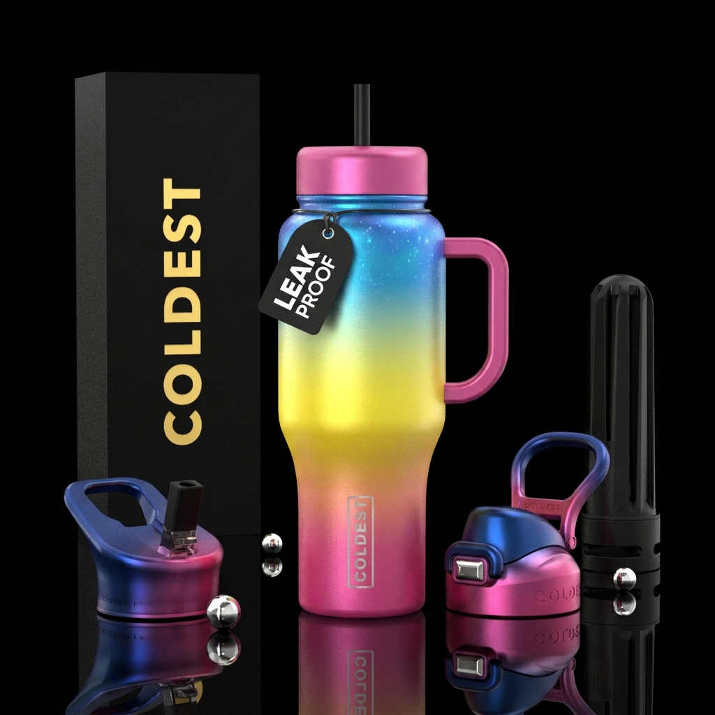 Art water bottle design