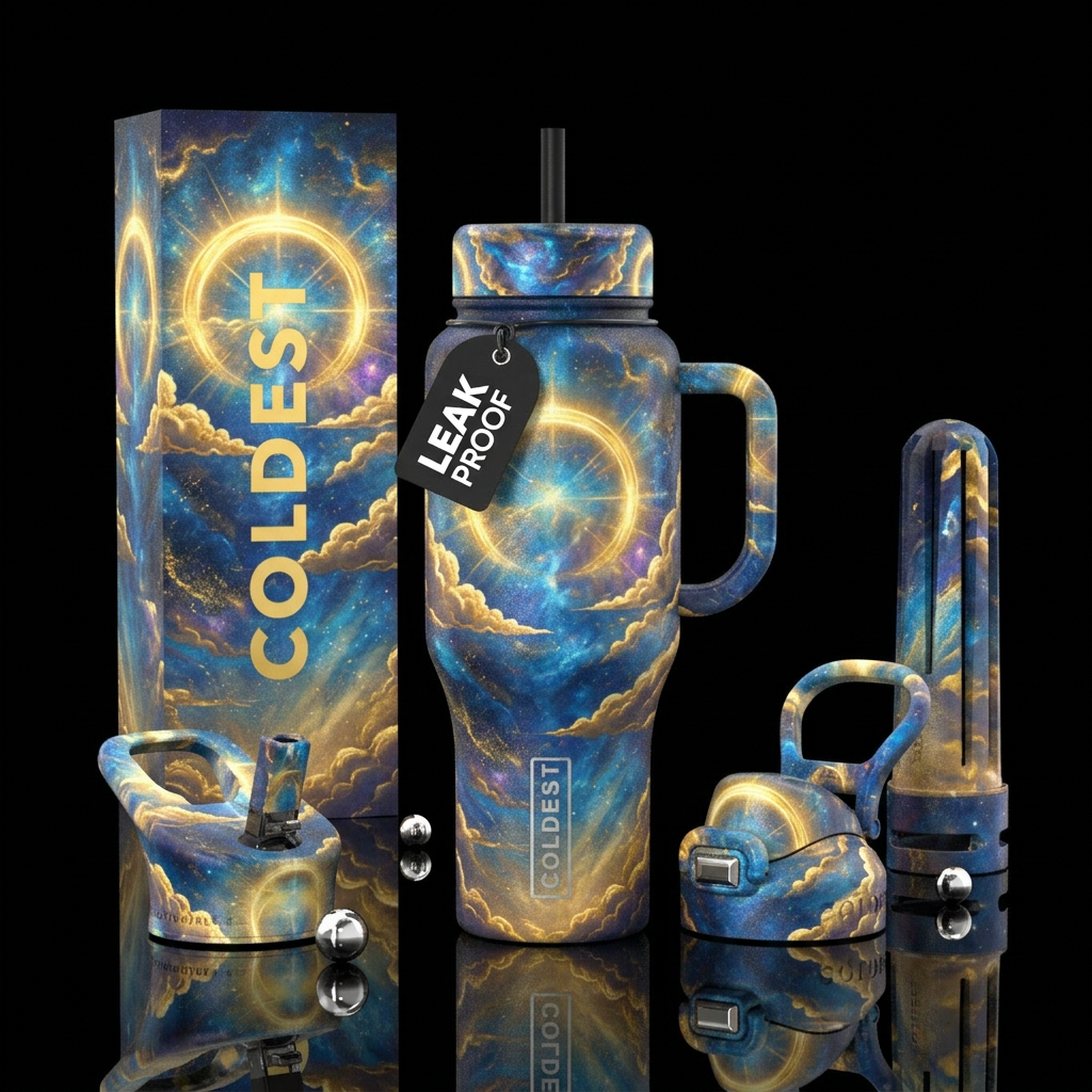 Halo water bottle design