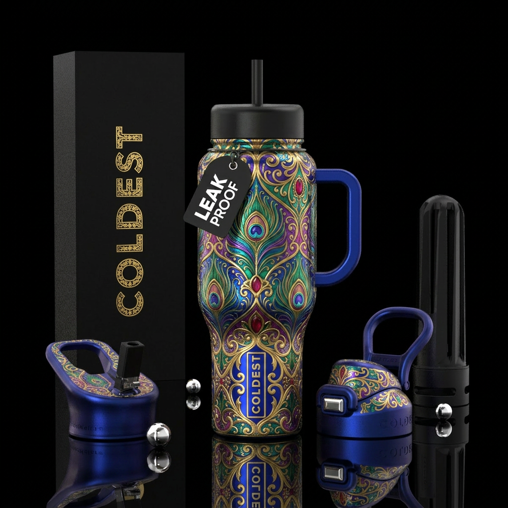 Art water bottle design