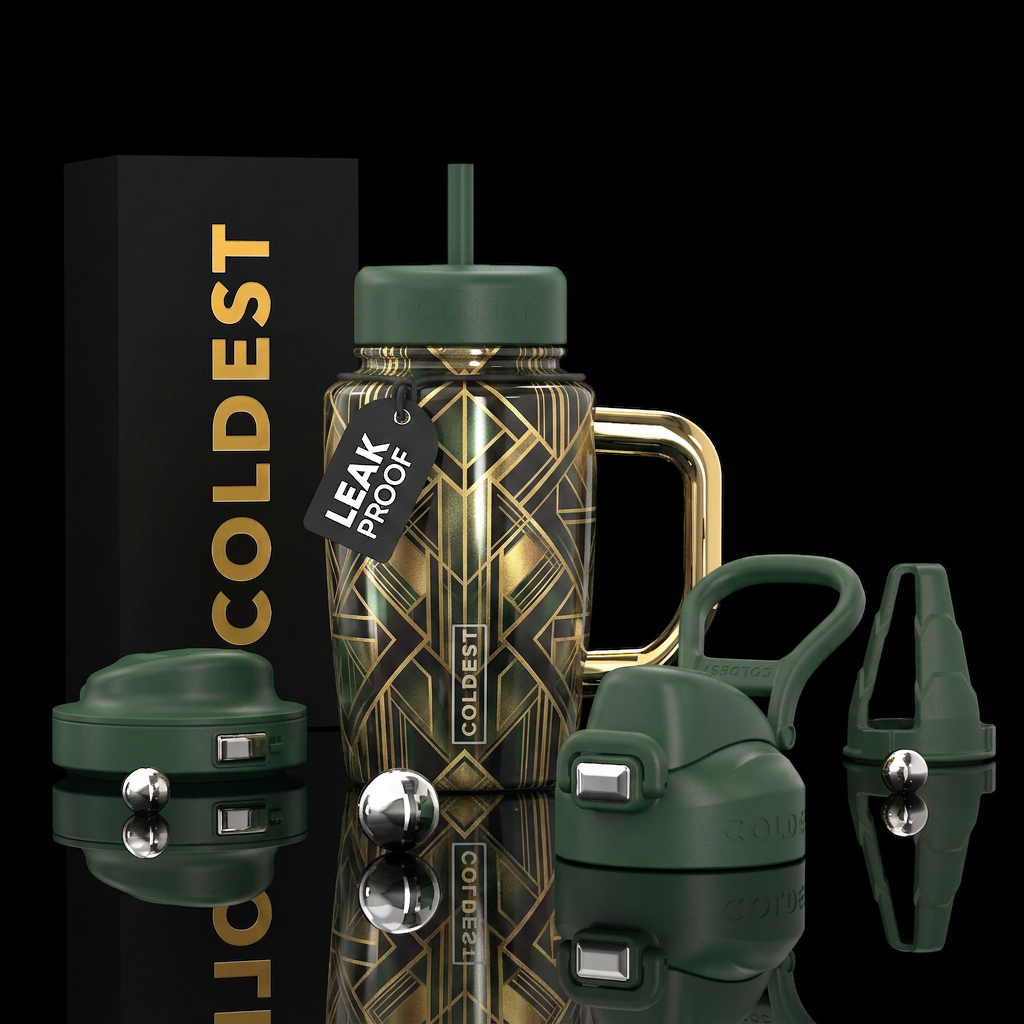 Art water bottle design