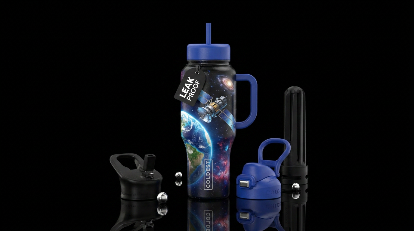 satellite water bottle design