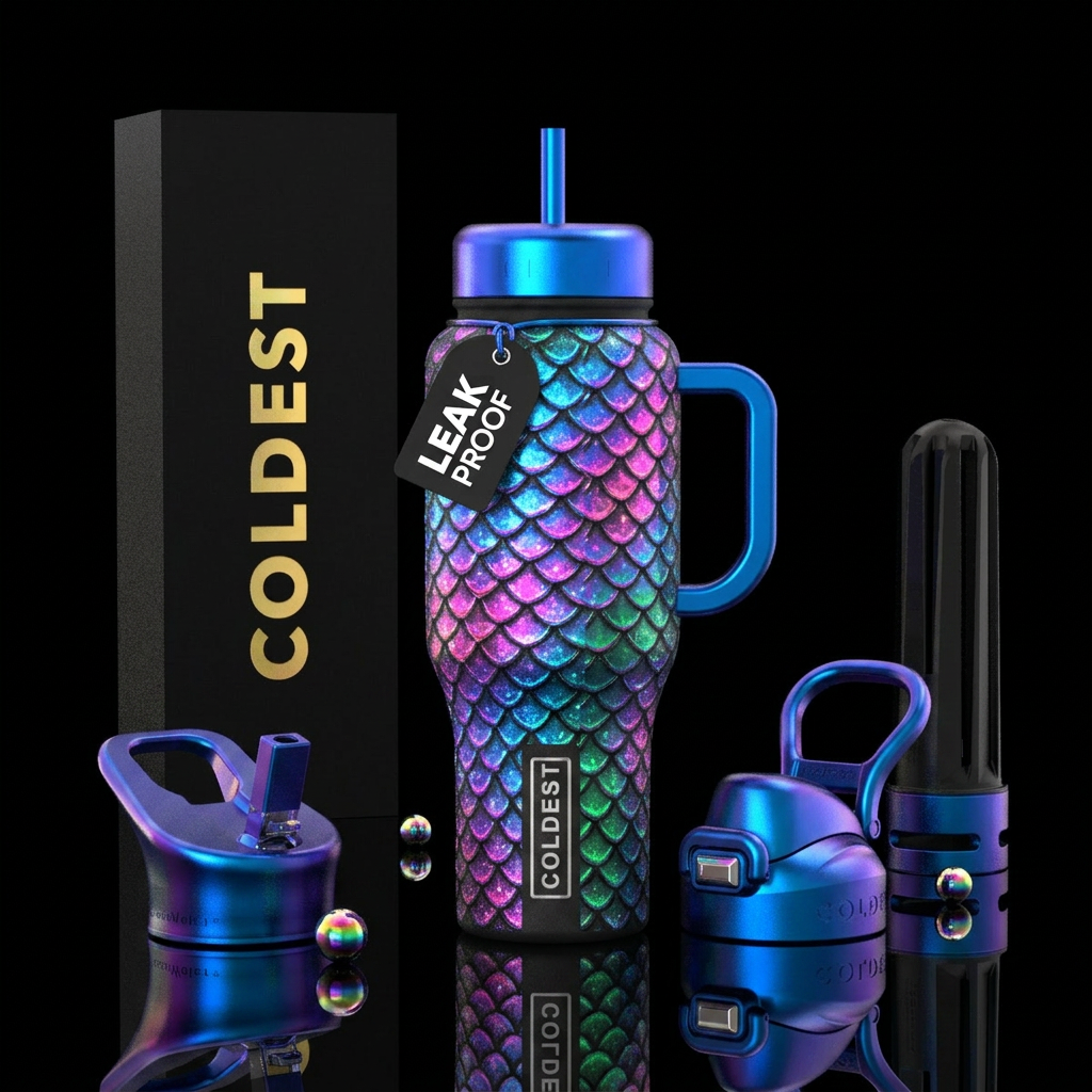Scales water bottle design