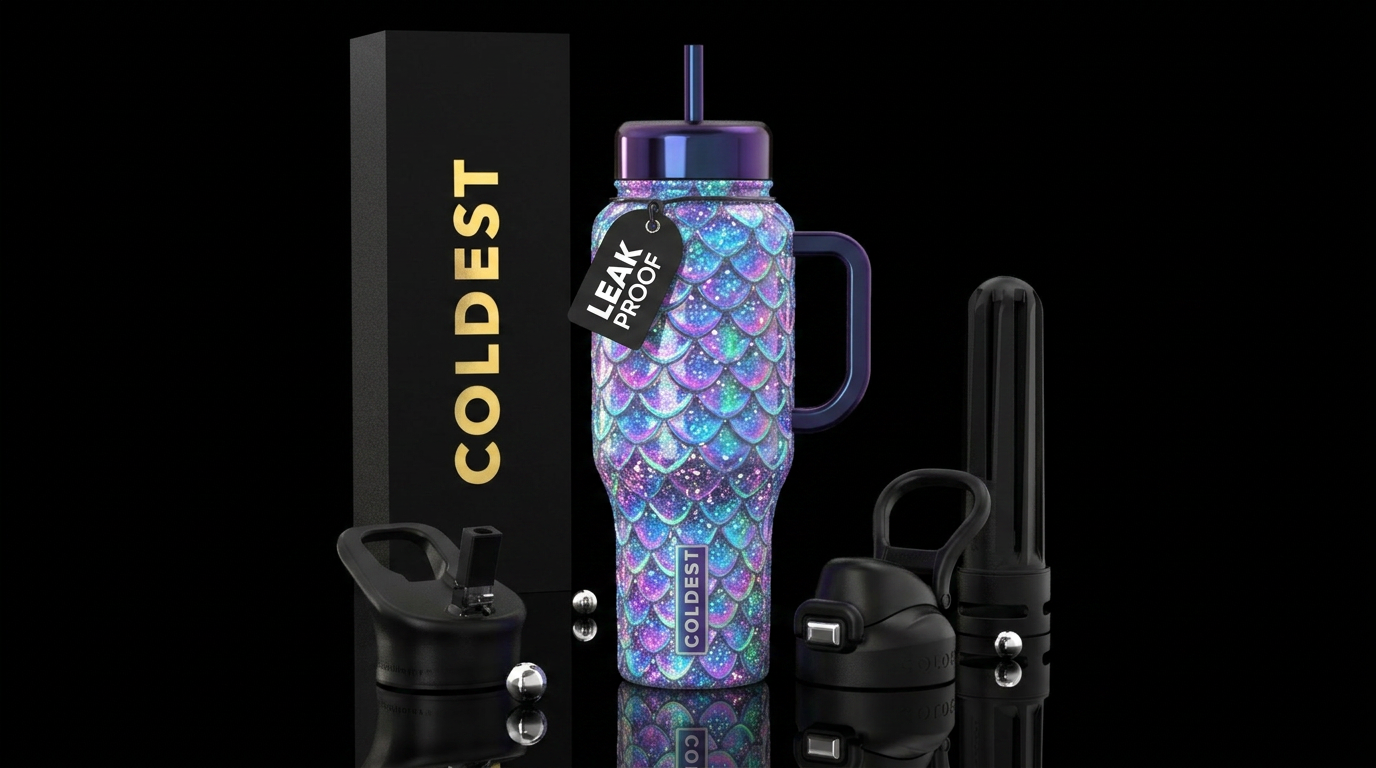 Scales water bottle design
