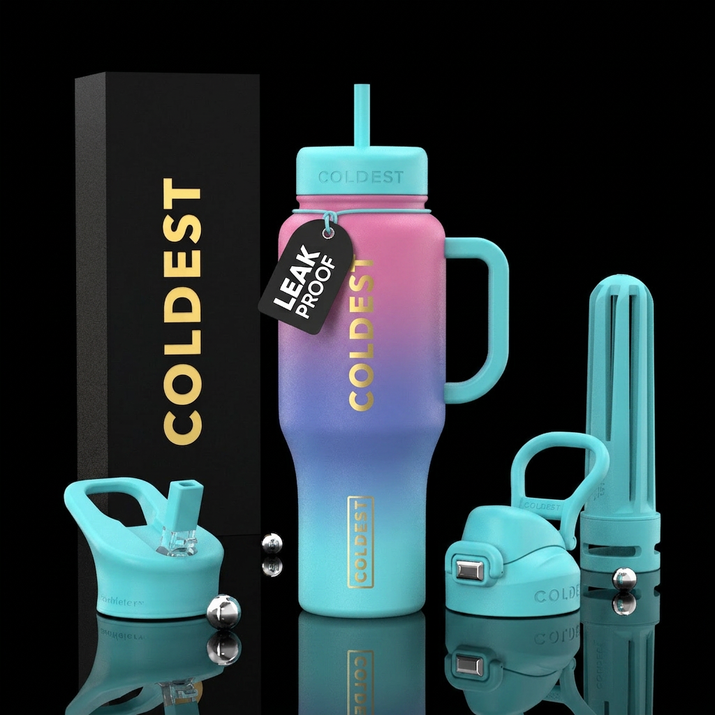 Art water bottle design