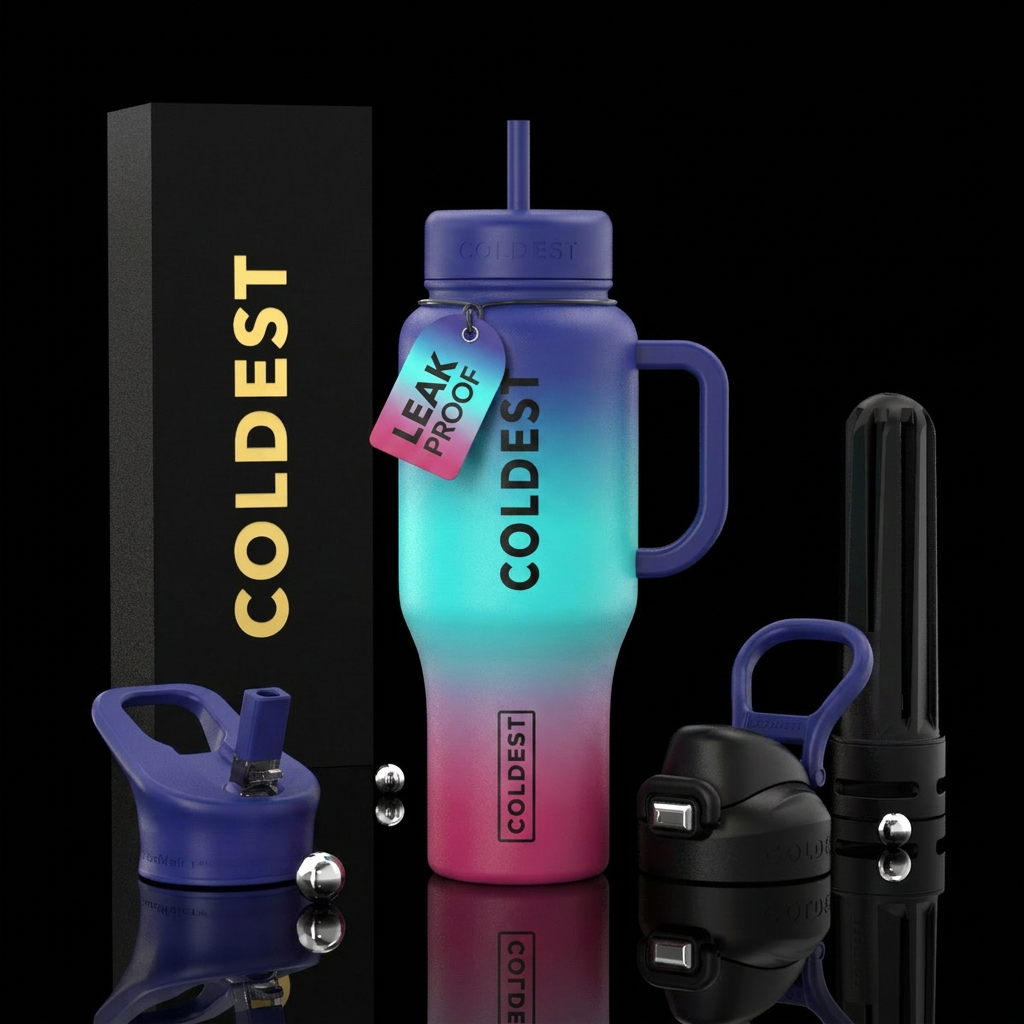 Art water bottle design