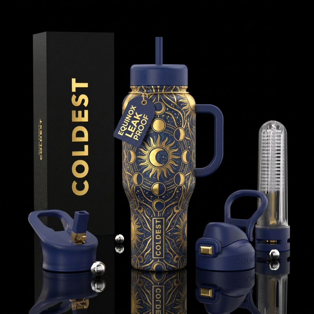 Art water bottle design