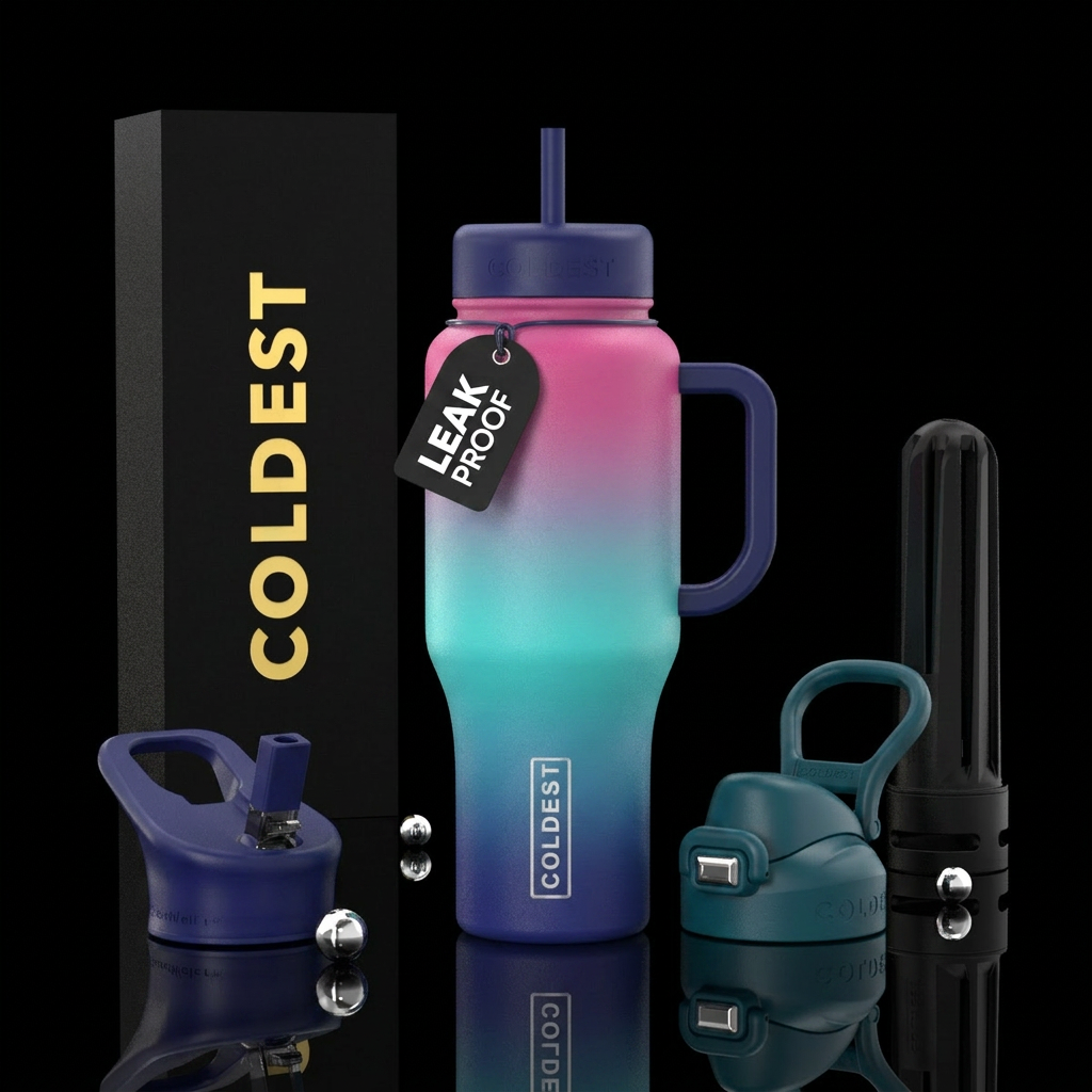 Art water bottle design