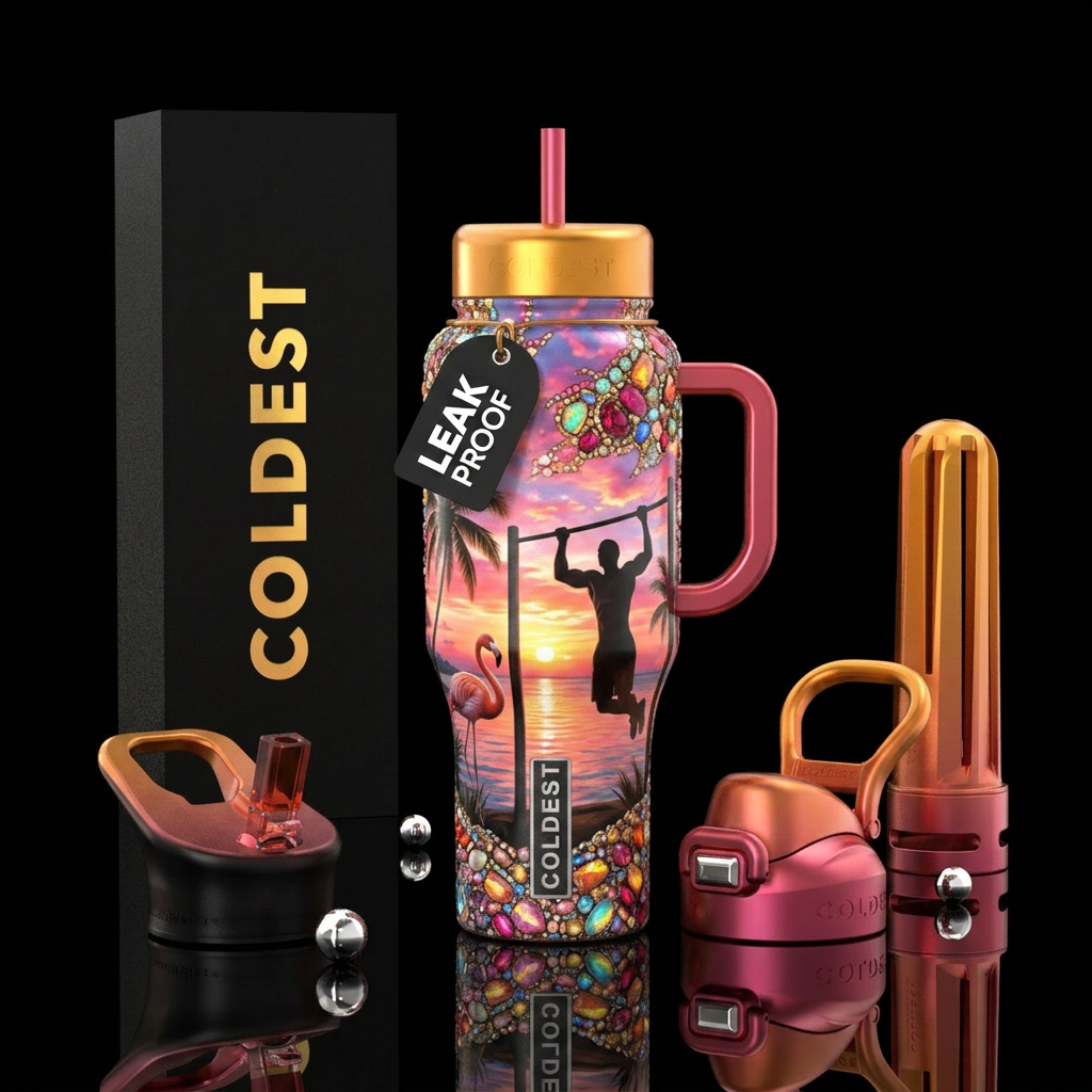 Art water bottle design
