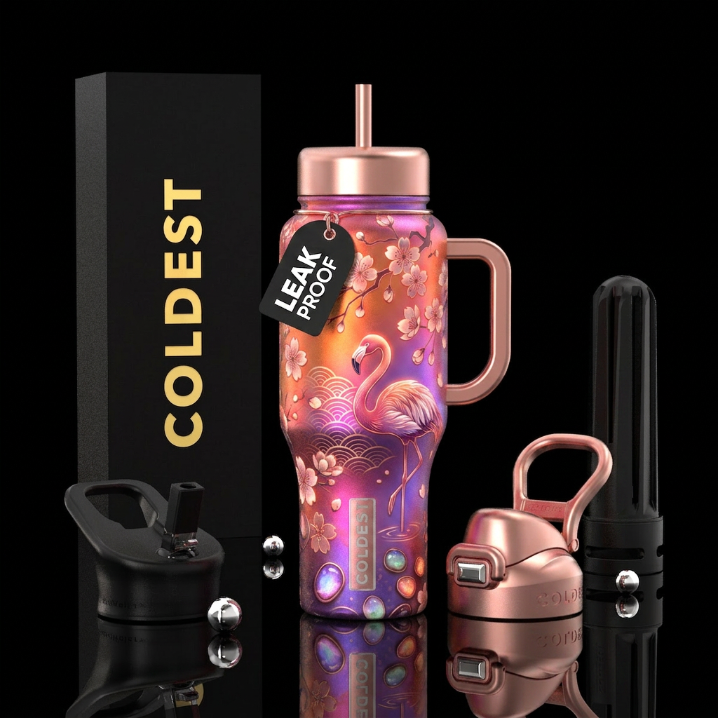 Art water bottle design