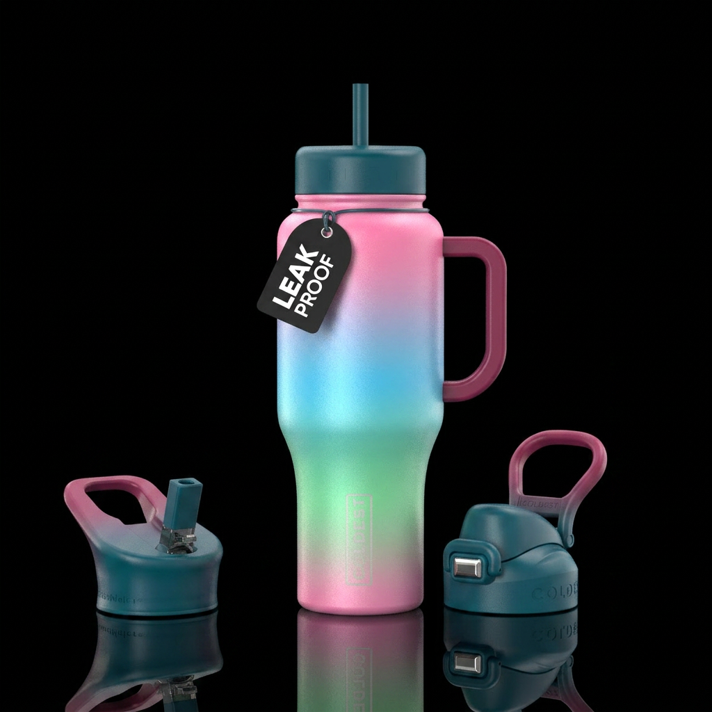 Art water bottle design