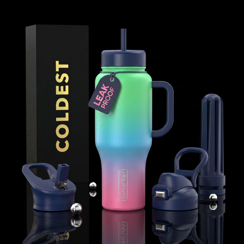 Art water bottle design