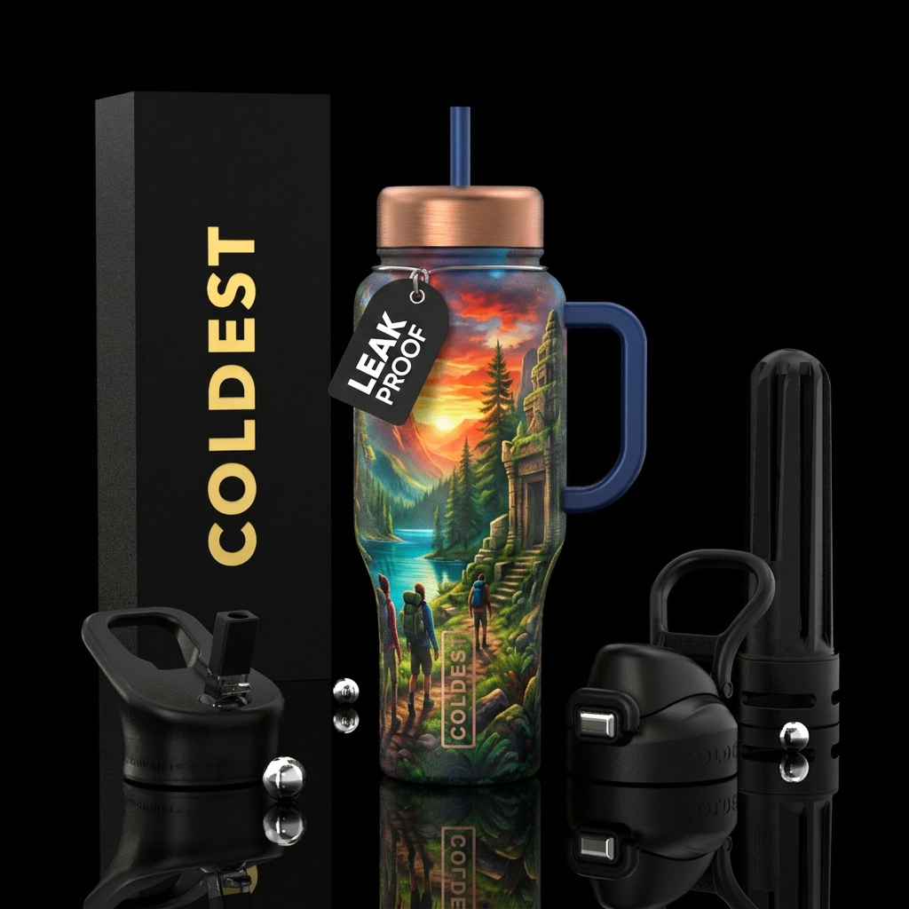 Hiking water bottle design