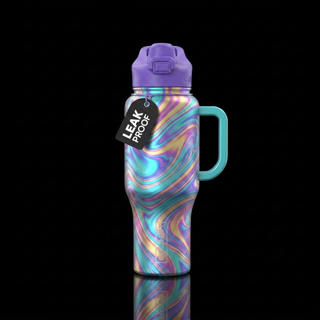 Art water bottle design