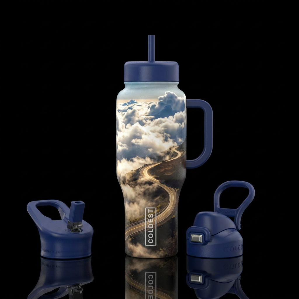 Haleakala drive water bottle design