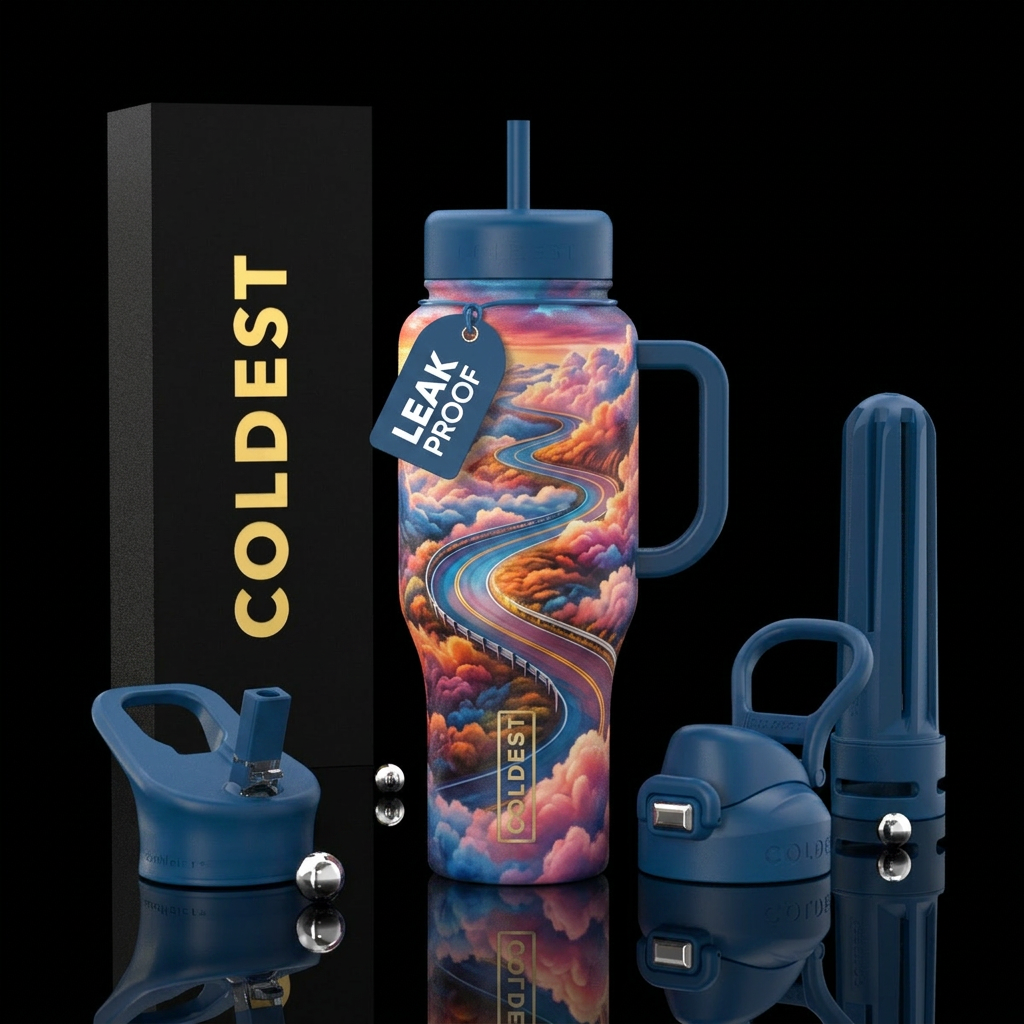 Summer drive water bottle design
