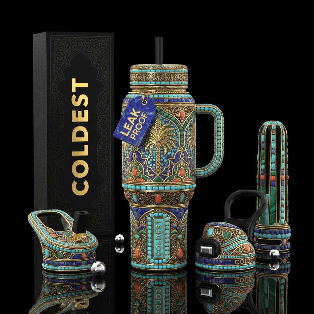 Art water bottle design