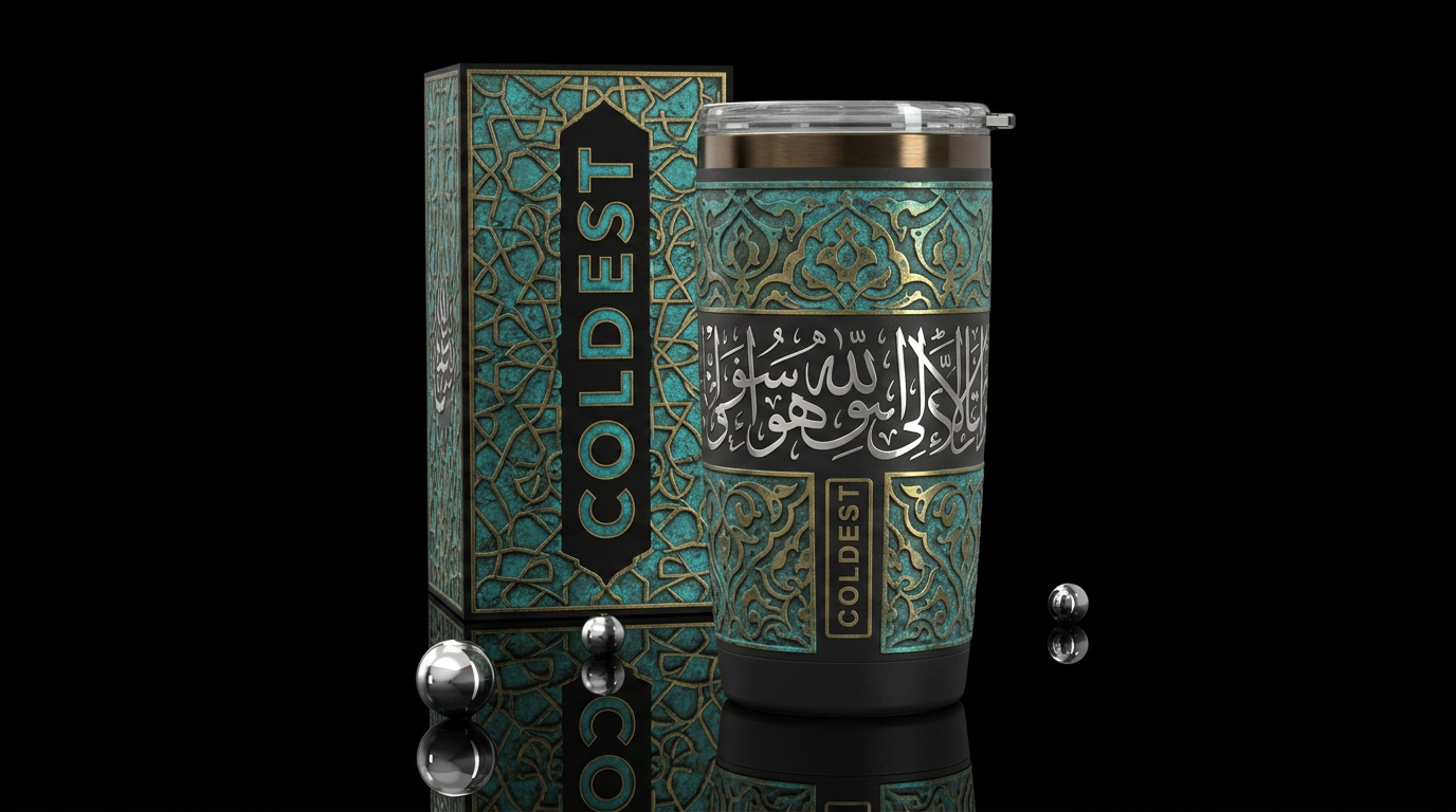 Art water bottle design
