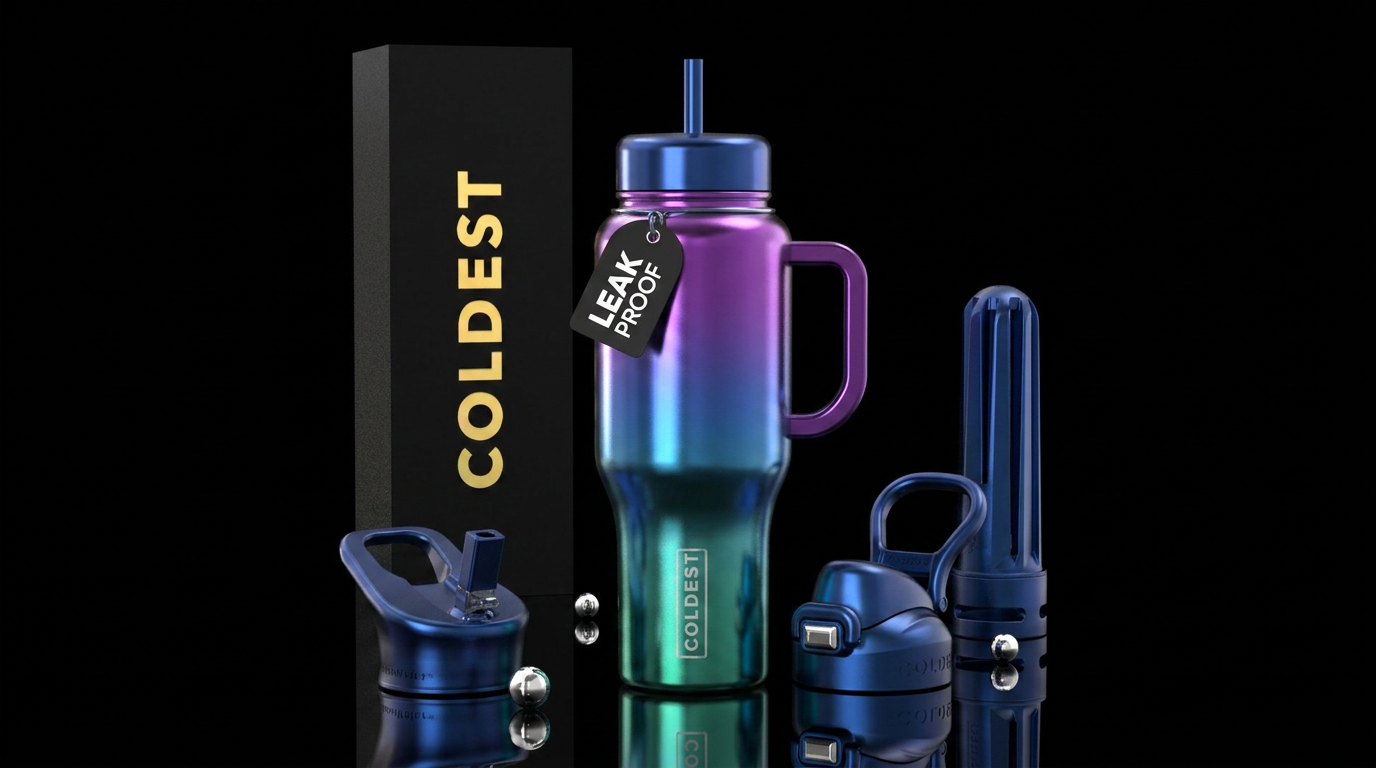 Ombre water bottle design