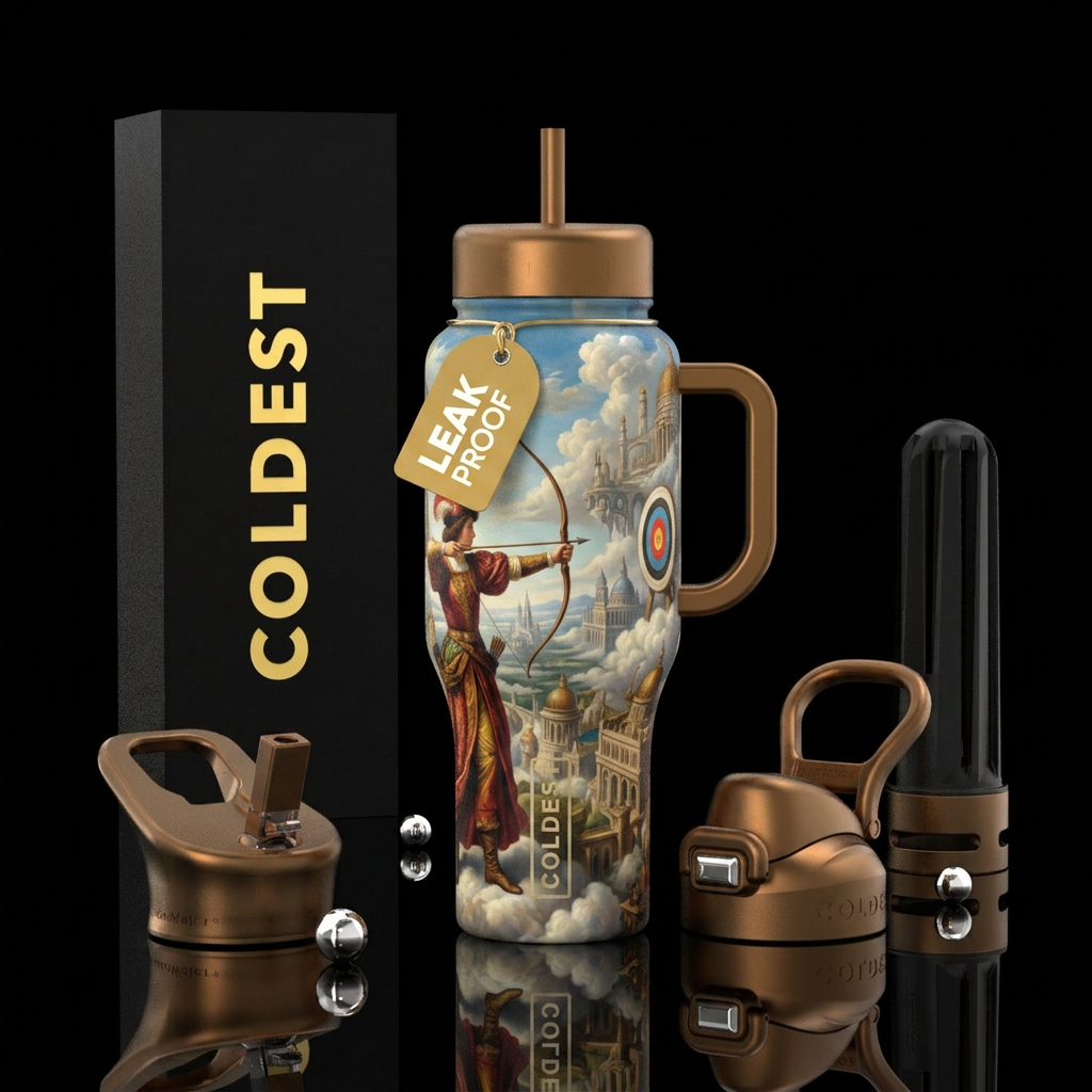 Archery water bottle design