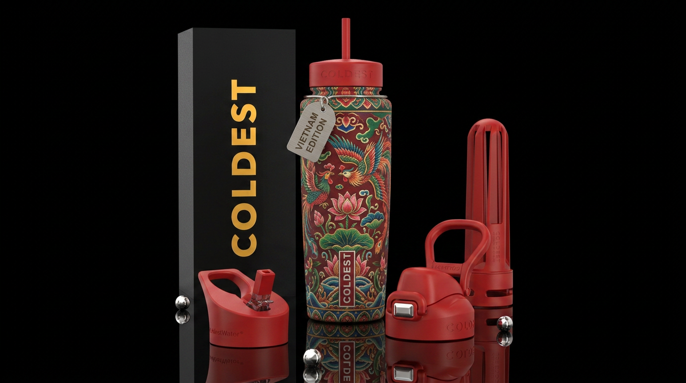 vietnamese, ... water bottle design