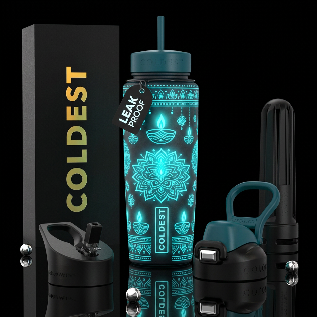 Art water bottle design
