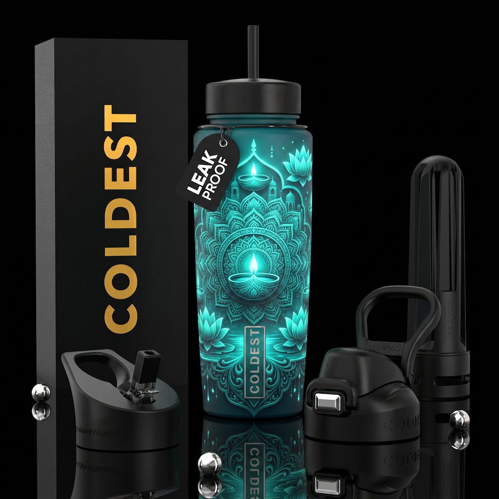 Art water bottle design