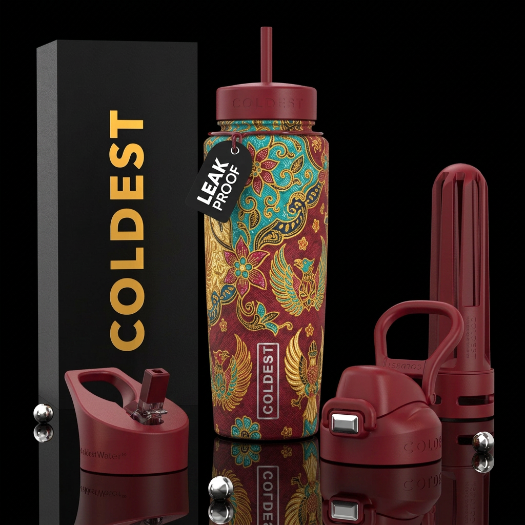 Art water bottle design