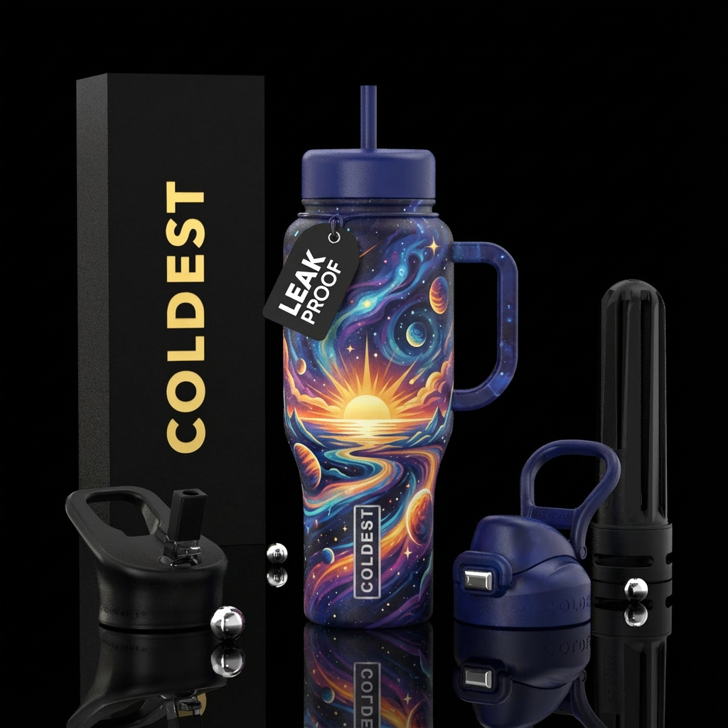 A place beyond the sun water bottle design