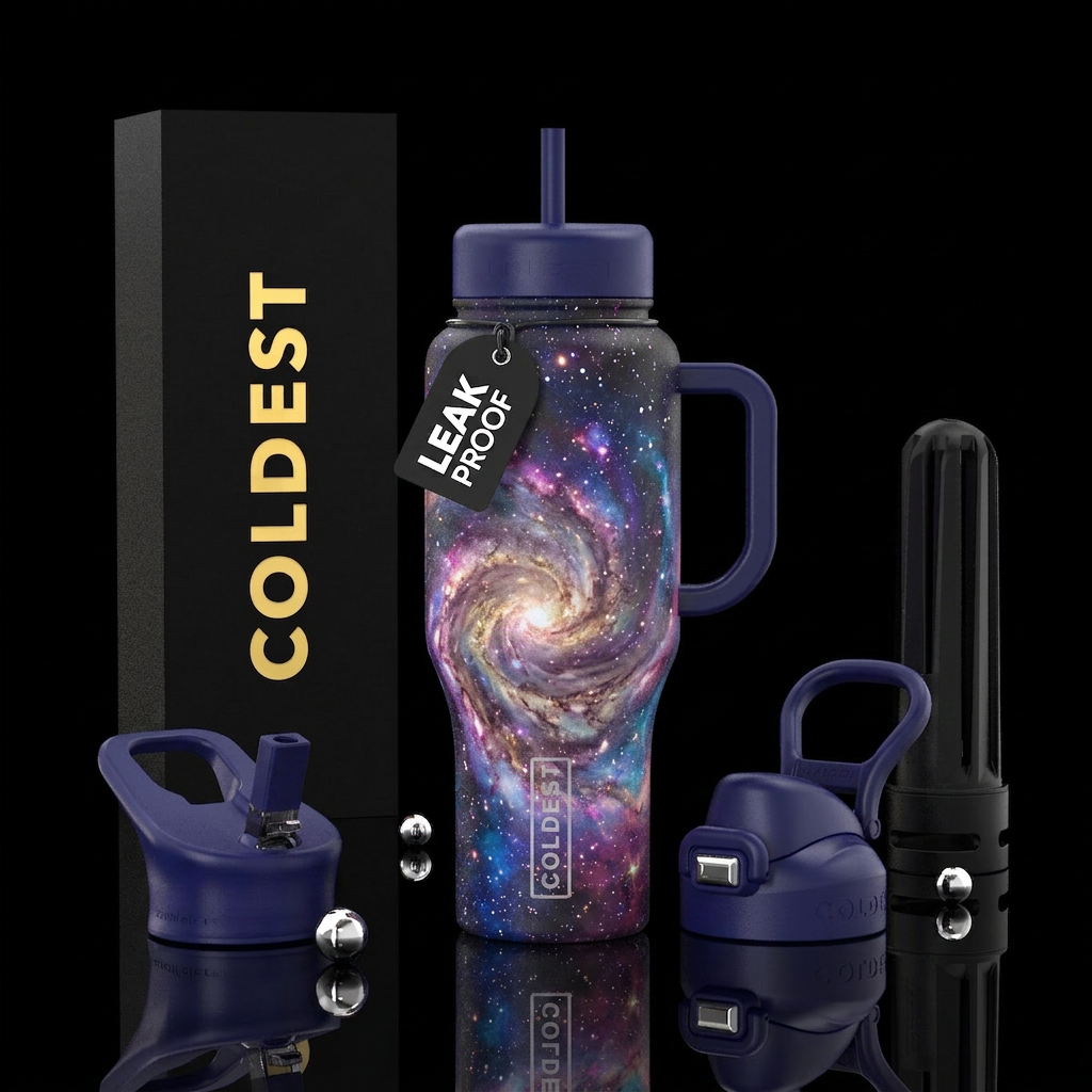 Galaxy water bottle design