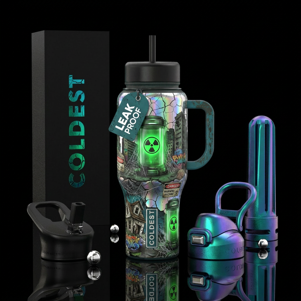 Abandoned city water bottle design
