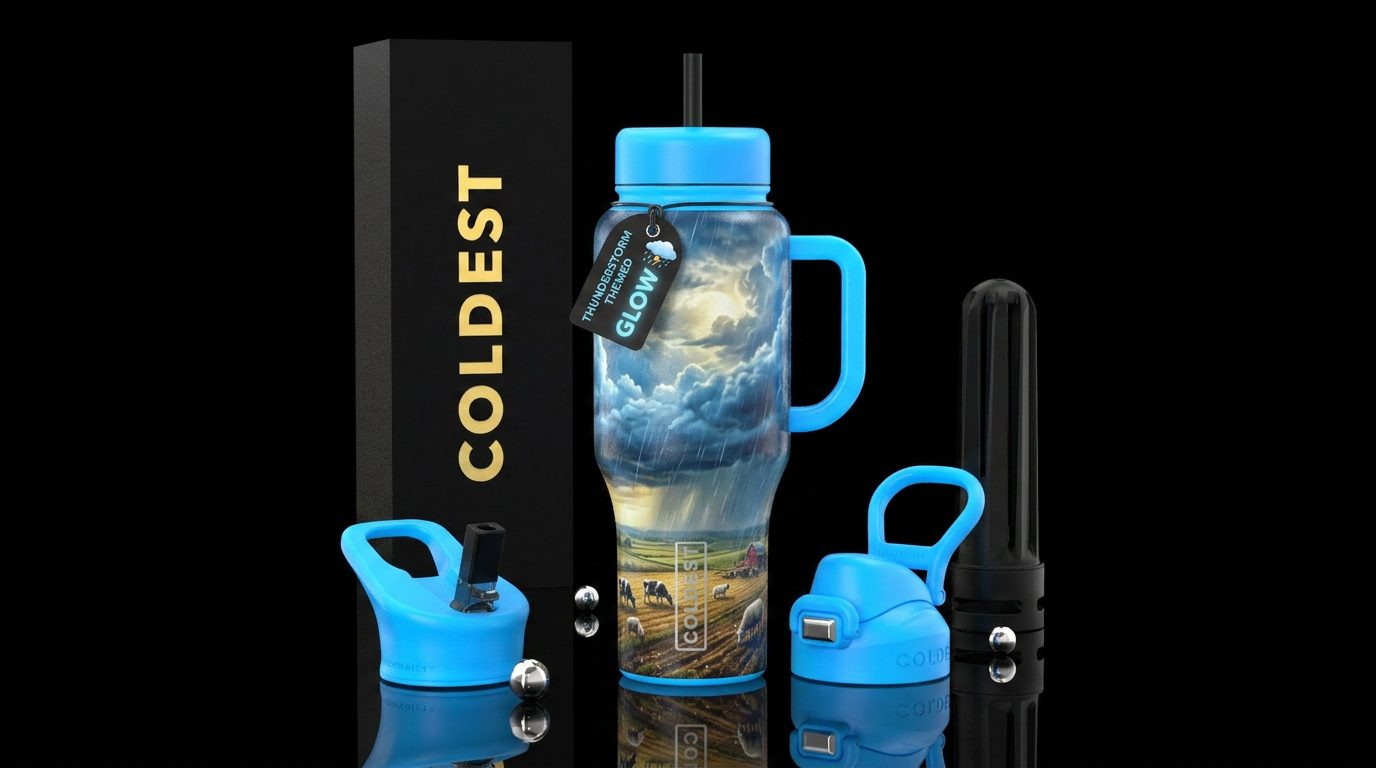 Rain Storm water bottle design