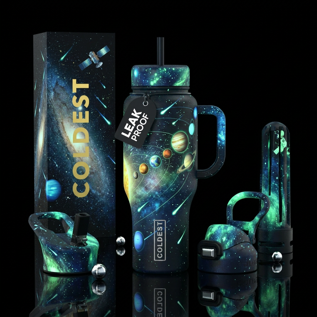 The Nebula water bottle design
