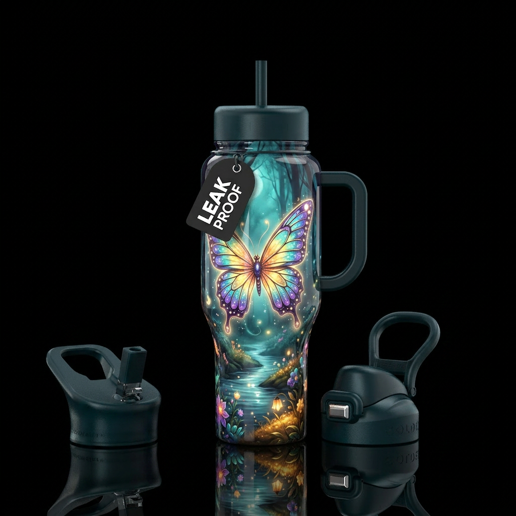 Lil Flutter water bottle design