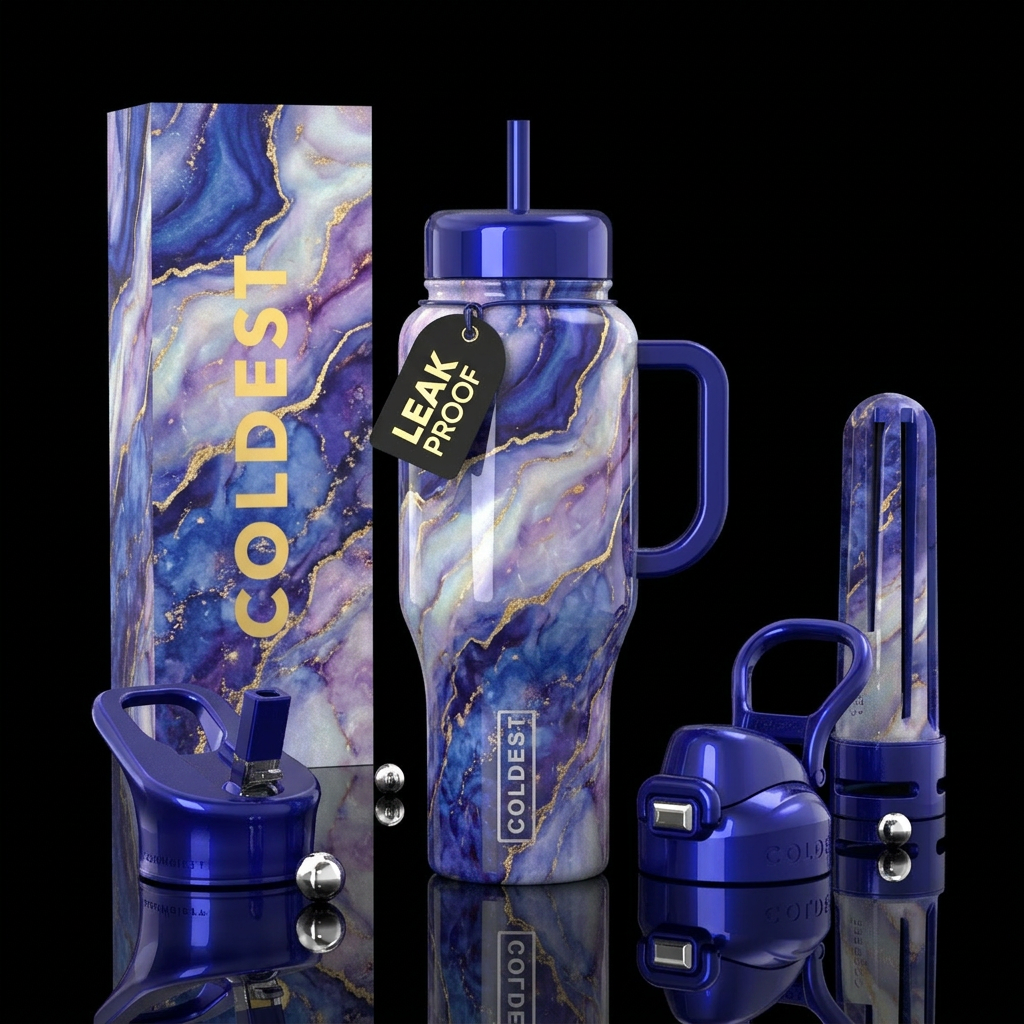 A Touch Of Gold water bottle design