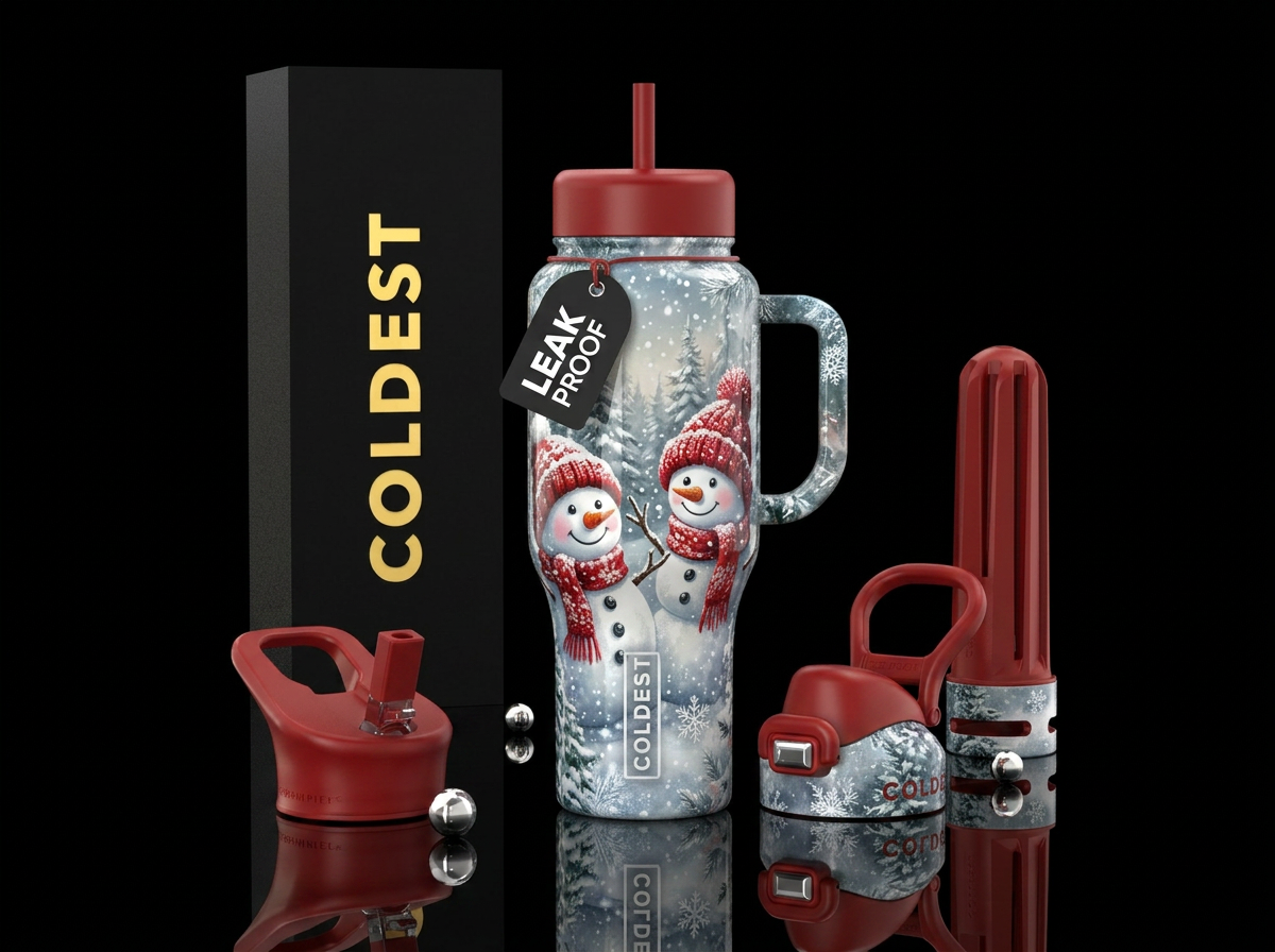 Crochet Frost water bottle design