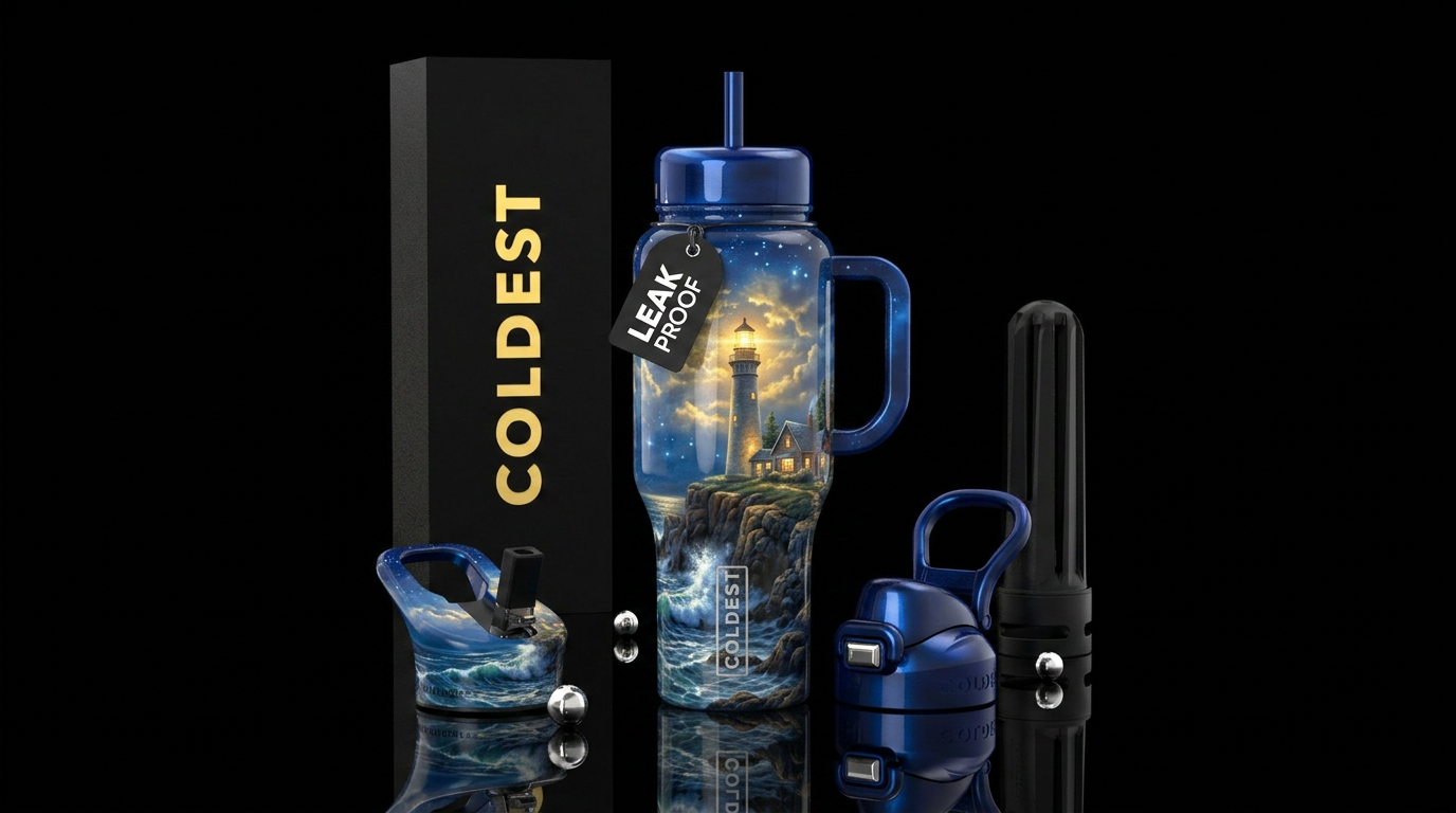 A Way Home water bottle design