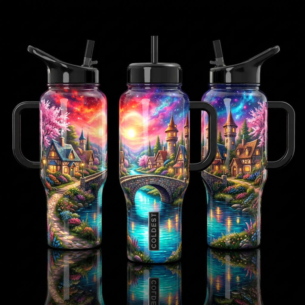 River of Dreams water bottle design