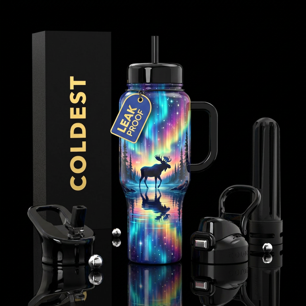 Aurora Reflection water bottle design