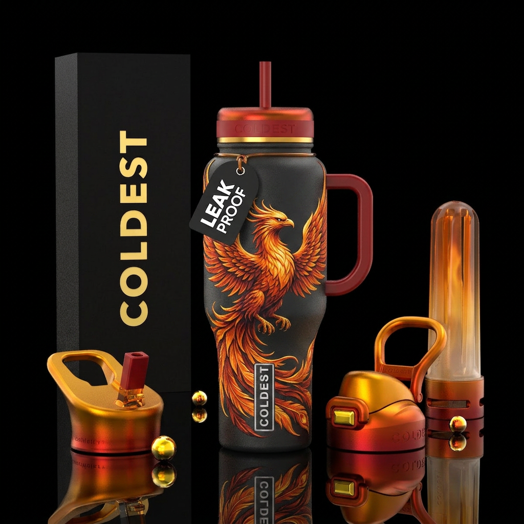 The Phoenix water bottle design