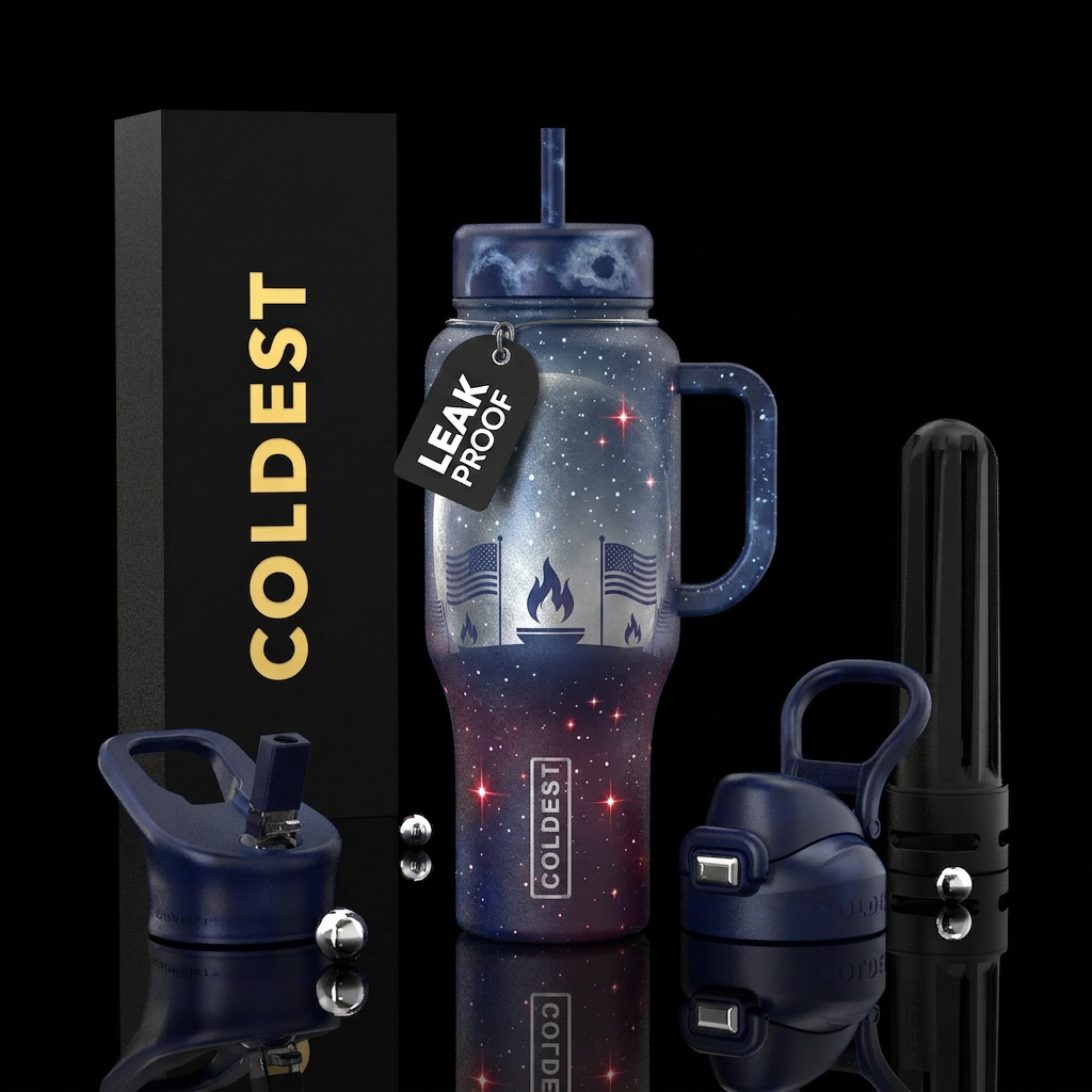 Luna Memorial day water bottle design