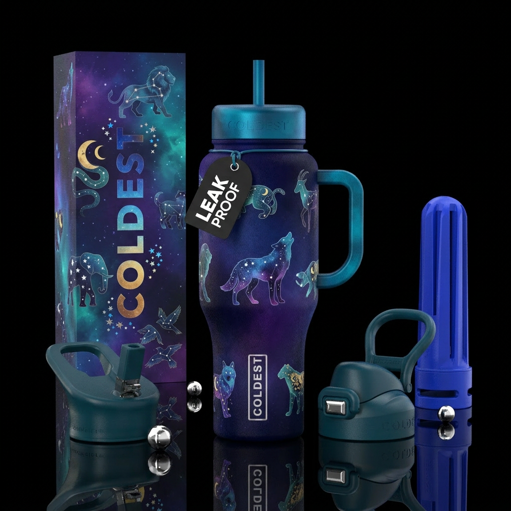 luna zoo water bottle design