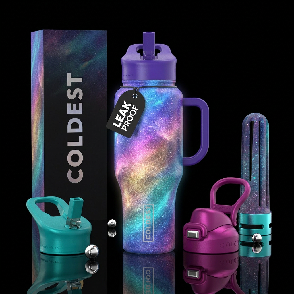 luna glowie water bottle design