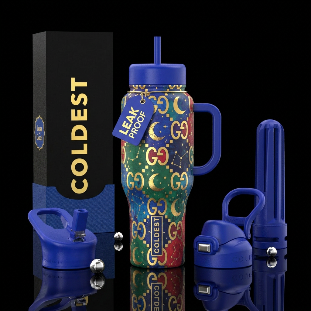 Luna Gucci water bottle design