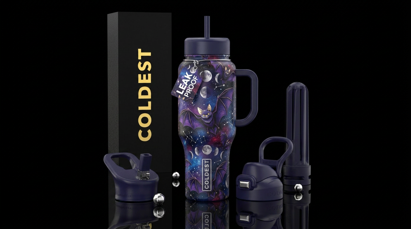 Luna bat water bottle design