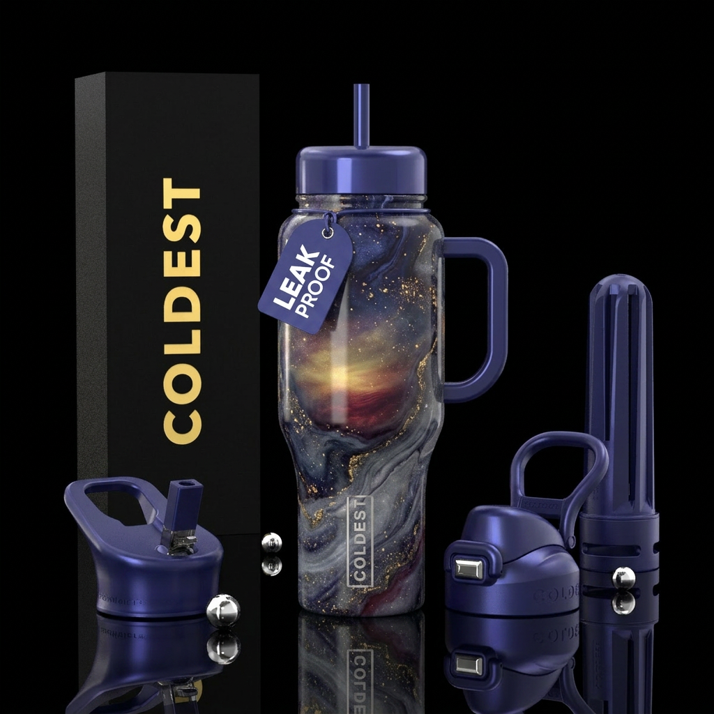 sunset water bottle design