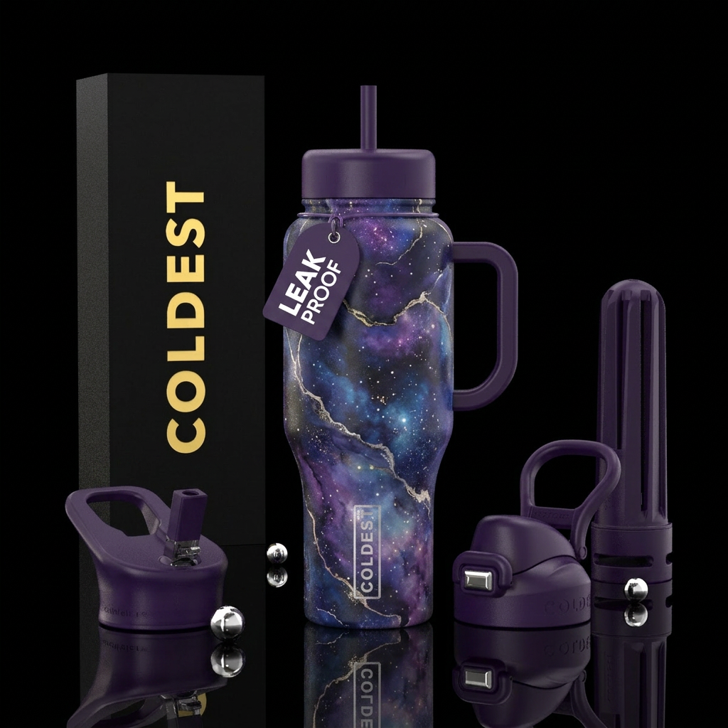 marble luna magic water bottle design