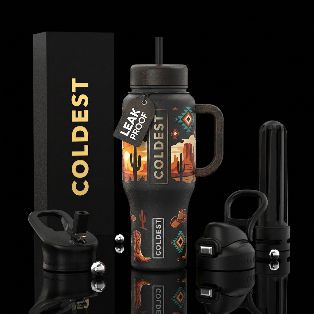 Western water bottle design