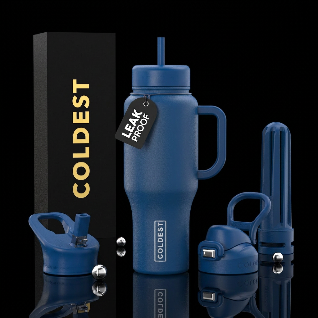 marine water bottle design