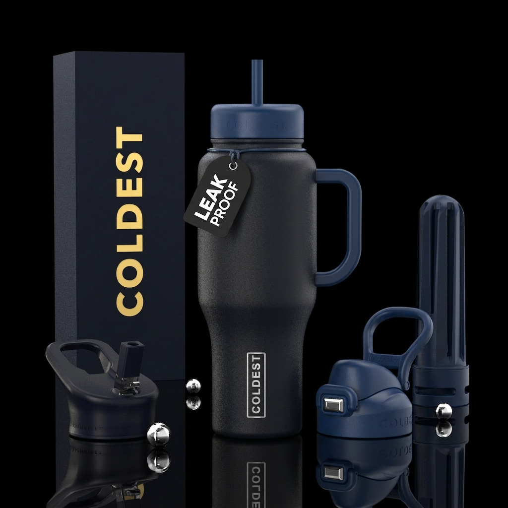 marine water bottle design